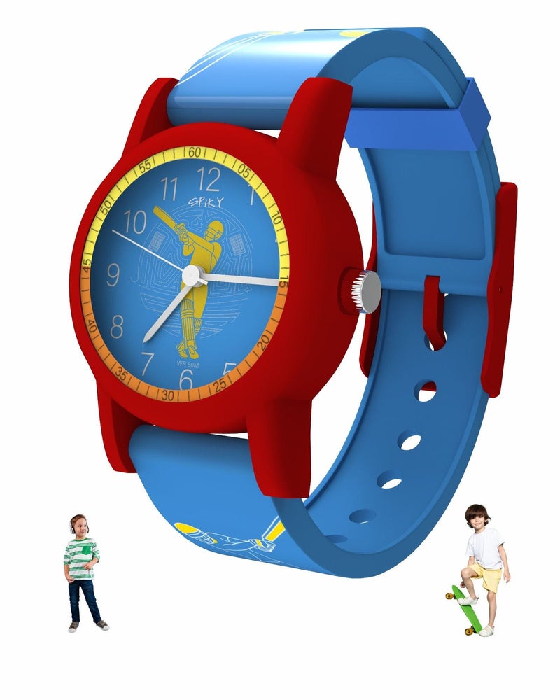 SPIKY SLEEK Round Floral Printed Analog Watch for Kids - Image 1